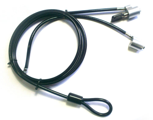 Dual headed laptop security cable.