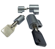 Load image into Gallery viewer, Barrel locks in housings slim and normal with keys.