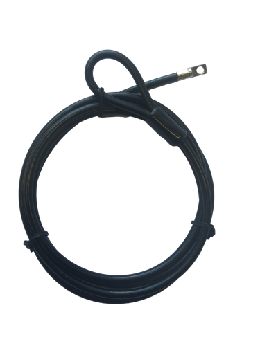 6mm looped security cable with cross drilled hole