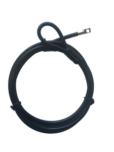 6mm looped security cable with cross drilled hole