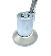 Load image into Gallery viewer, Round metal limpet on laptop cable