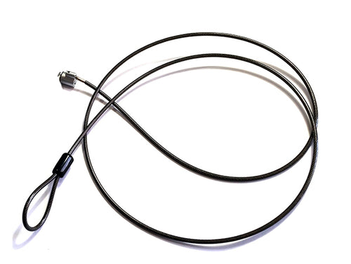 Slim laptop security cable.